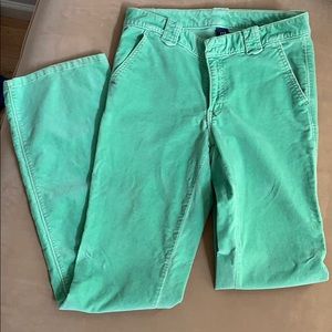 Gap low rose boot cut green St Patrick’s day pants
